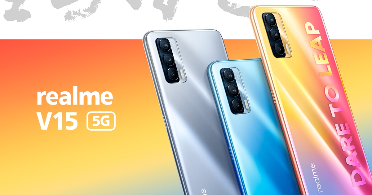 realme V15 5G Mobile 5G chip Dimensity 800U fast charge 50W