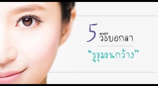 รูขุมขนกว้าง