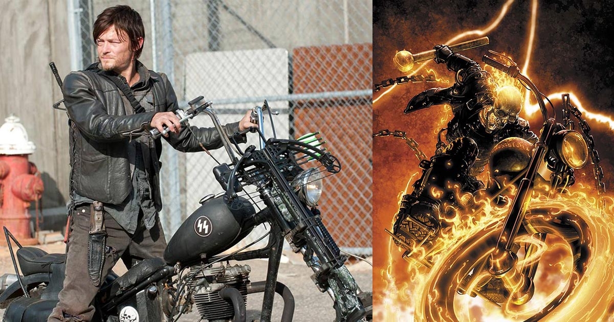 แดริล Walking Dead อยากเป็นฮีโร่กะโหลกไฟใน Ghost Rider