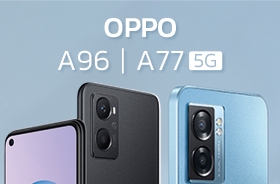 OPPO A96 และ OPPO A77 5G เคาะราคาไทยแล้ว 9,999 บาท