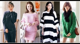 ชุดเดรสไหมพรม