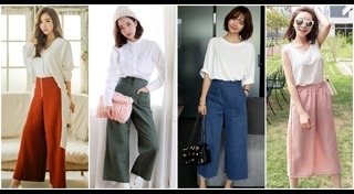 กางเกงสีขาว