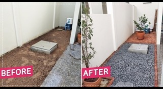 จัดสวนข้างบ้าน