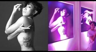 นักร้องถ่ายนู้ด