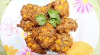 ข้าวโพดทอด