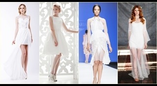 ชุดแต่งงานสั้น