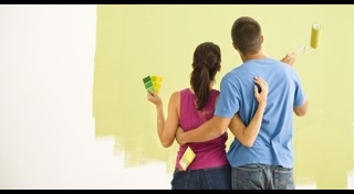 ทาสีผนังบ้าน