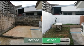 ทาสีผนังบ้าน