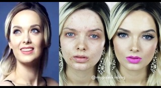 ก่อน-หลังแต่งหน้า