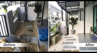 จัดสวนหิน