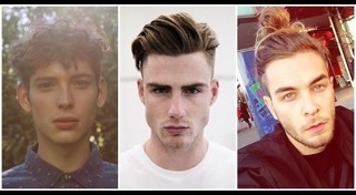 ทรงผมแสกกลางชาย