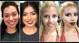 ก่อน-หลังแต่งหน้า