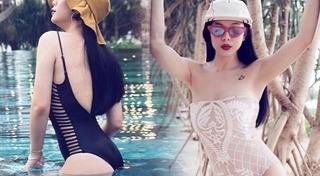 กุ๊บกิ๊บ สุมณทิพย์ ชุดว่ายน้ำ