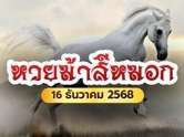 มาแล้วเลขดัง ! หวยม้าสีหมอก กับเลขเด็ดงวดนี้ 16 ธ.ค. 68 ที่หลายคนรอคอย